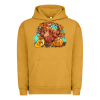 Pigment Peanut Butter Turkey pumpkins Urban Hoodie - NancyCooperArtShop