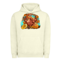 Pigment Pistachio Turkey pumpkins Urban Hoodie - NancyCooperArtShop