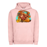 Pigment Salmon Turkey pumpkins Urban Hoodie - NancyCooperArtShop