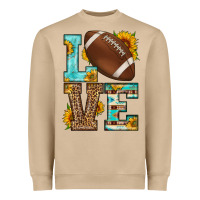 Western Love American Football Heavyweight Sweatshirt | Teevron