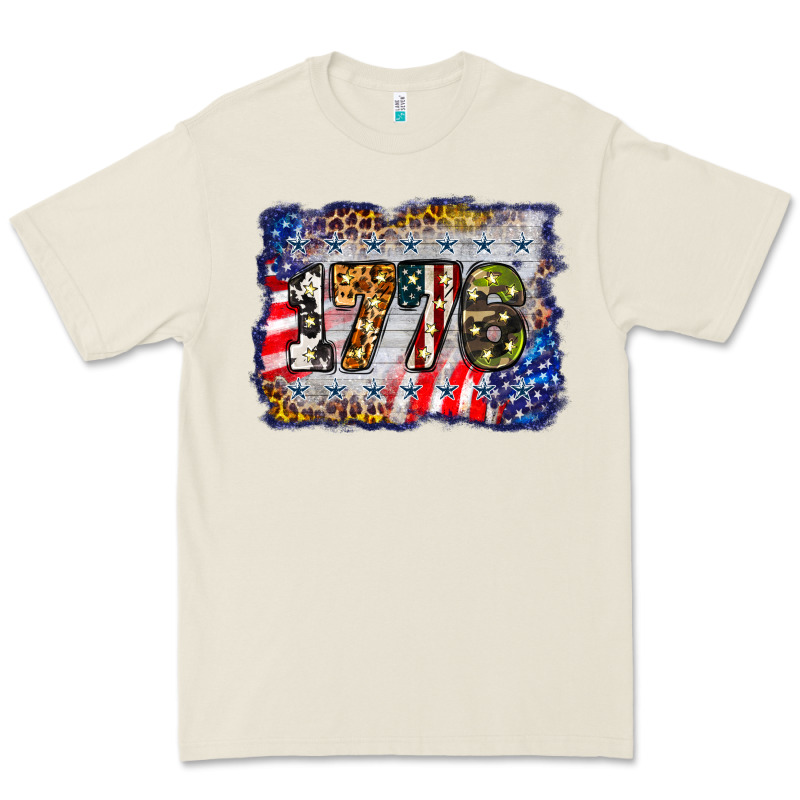 1776 4th Of July Background Premium Tee by BarkalooDesign | Teevron
