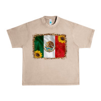 French Oak mexico flag background Urban Heavy Tee - HRA Design Shop