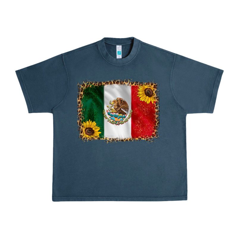 Mexico Flag Background Urban Heavy Tee by HRA Design Shop | Teevron