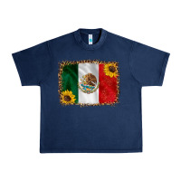 Navy mexico flag background Urban Heavy Tee - HRA Design Shop