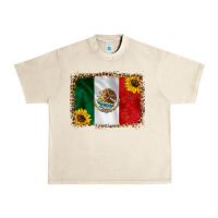 Sandshell mexico flag background Urban Heavy Tee - HRA Design Shop