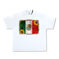 White mexico flag background Urban Heavy Tee - HRA Design Shop