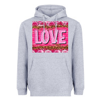 Heather Grey love valentines day Heavyweight Hoodie - NancyCooperArtShop