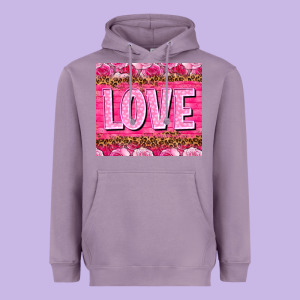 Love Valentines Day Heavyweight Hoodie Designed By Nancycooperartshop