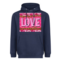 Navy love valentines day Heavyweight Hoodie - NancyCooperArtShop