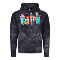 Cloud Black ariel coffee cups Vintage Hoodie - Zillion Design Studio