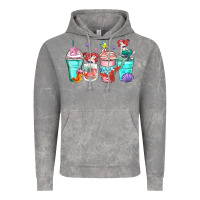 Cloud Rock ariel coffee cups Vintage Hoodie - Zillion Design Studio