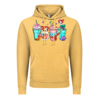 Vintage Mustard ariel coffee cups Vintage Hoodie - Zillion Design Studio