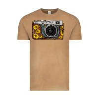 Vintage Camel sunflower leopard vintage camera Vintage Tee - FaDigitalArtStudio