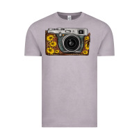 Sunflower Leopard Vintage Camera Vintage Tee | Teevron