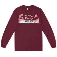 Burgundy wife mom nurse libbey glass Long Sleeve Tee - BundleAndBundleShop
