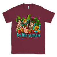 Burgundy tis the season christmas tree  cake Classic Tee - AdoDesignShop