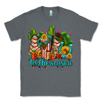 Charcoal Heather tis the season christmas tree  cake Classic Tee - AdoDesignShop