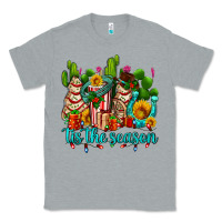 Heather Grey tis the season christmas tree  cake Classic Tee - AdoDesignShop
