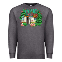 Charcoal Heather camp life Premium Sweatshirt - MaliasSmallBusiness