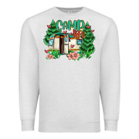 Oatmeal Heather camp life Premium Sweatshirt - MaliasSmallBusiness