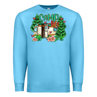 Ocean Blue camp life Premium Sweatshirt - MaliasSmallBusiness