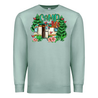 Seafoam camp life Premium Sweatshirt - MaliasSmallBusiness