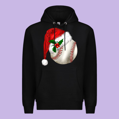 Christmas Sports Premium Hoodie Designed By Barkaloodesign