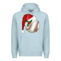 Blue Mist christmas sports Premium Hoodie - BarkalooDesign