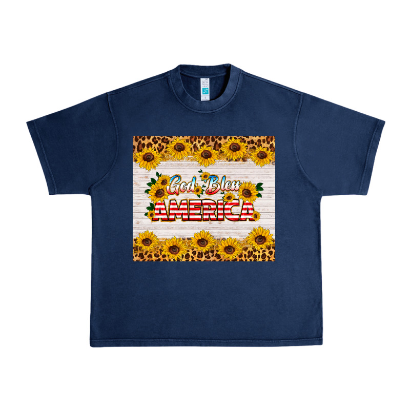 God Bless America Tumbler Urban Heavy Tee by HRA Design Shop | Teevron