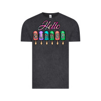Vintage Black hello summer Vintage Tee - CowhideDigitalArt