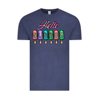 Vintage Denim hello summer Vintage Tee - CowhideDigitalArt