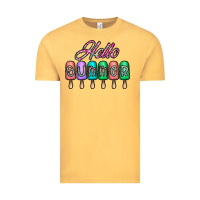 Vintage Mustard hello summer Vintage Tee - CowhideDigitalArt