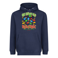 Navy griswold electric christmas vacation Heavyweight Hoodie - MaliasSmallBusiness