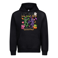 Black Let's go ghouls Urban Hoodie - NancyCooperArtShop