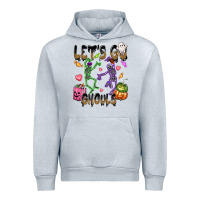 Heather Grey Let's go ghouls Urban Hoodie - NancyCooperArtShop
