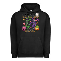 Pigment Black Let's go ghouls Urban Hoodie - NancyCooperArtShop