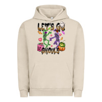 Pigment French Oak Let's go ghouls Urban Hoodie - NancyCooperArtShop
