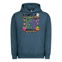 Pigment Midnight Navy Let's go ghouls Urban Hoodie - NancyCooperArtShop