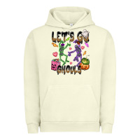Pigment Pistachio Let's go ghouls Urban Hoodie - NancyCooperArtShop