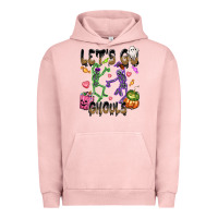 Pigment Salmon Let's go ghouls Urban Hoodie - NancyCooperArtShop