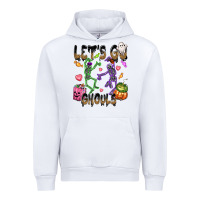 White Let's go ghouls Urban Hoodie - NancyCooperArtShop