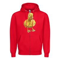 Red Baby Duck Zipper Hoodie - LillyAllenDesigns