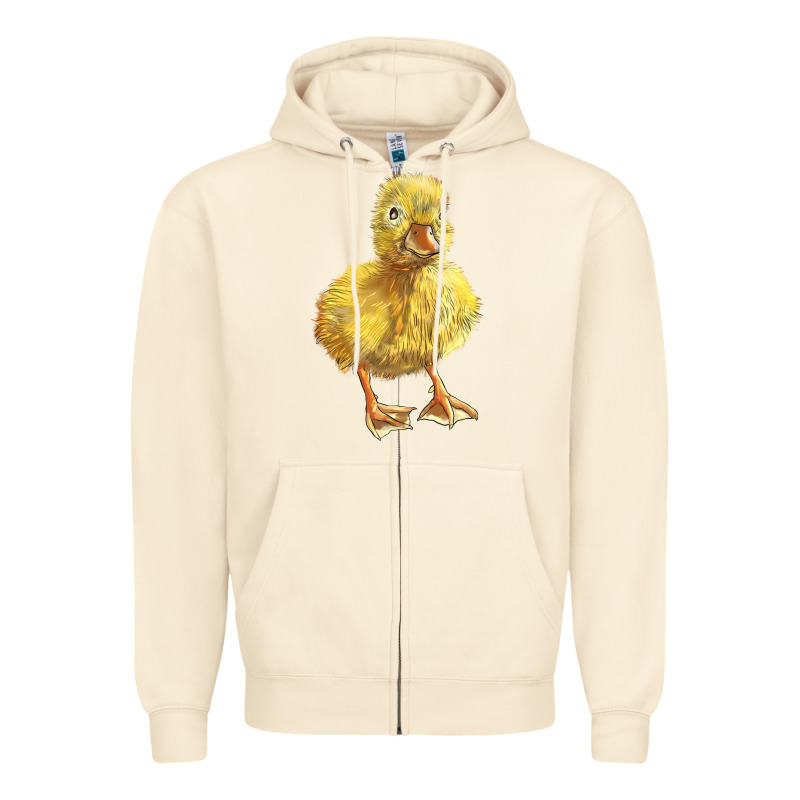 Baby Duck Zipper Hoodie by LillyAllenDesigns | Teevron