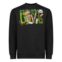 Black St Patricks love nurse Heavyweight Sweatshirt - RacoonDesign