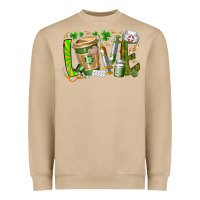 Mushroom St Patricks love nurse Heavyweight Sweatshirt - RacoonDesign