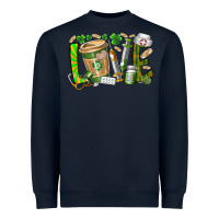Navy St Patricks love nurse Heavyweight Sweatshirt - RacoonDesign