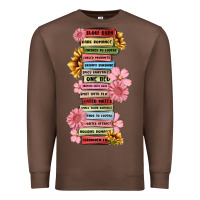 Chestnut floral books Premium Sweatshirt - MaliasSmallBusiness