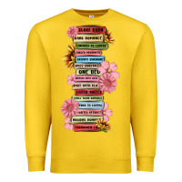 Lemon floral books Premium Sweatshirt - MaliasSmallBusiness