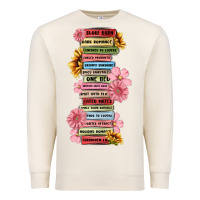 Sandshell floral books Premium Sweatshirt - MaliasSmallBusiness