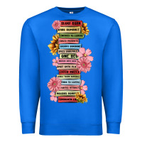 True Royal floral books Premium Sweatshirt - MaliasSmallBusiness